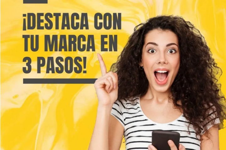 ¡Destaca tu marca en 3 pasos!